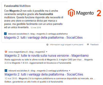 Featured snippet Socialcities