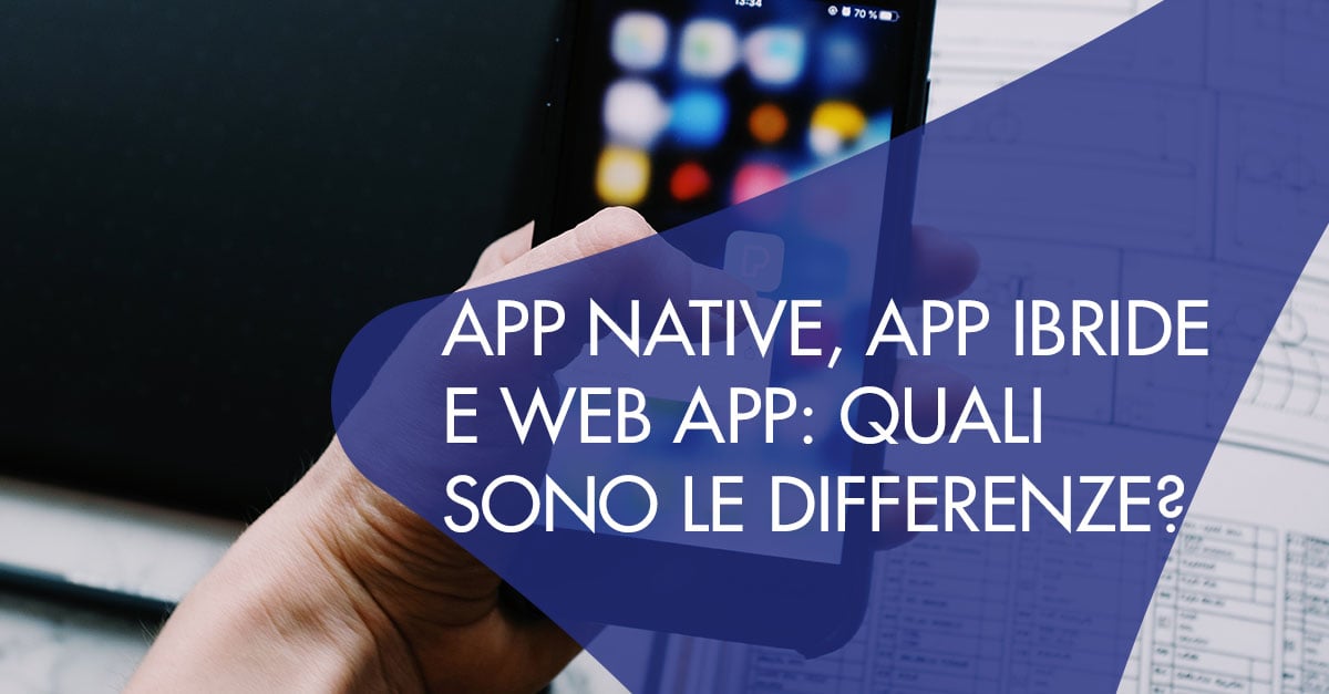 differenza app native ibride web app